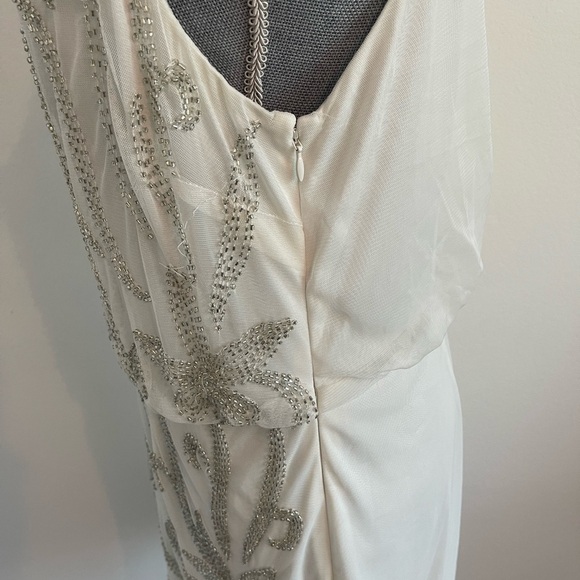Simly Liliana Beaded Cream Dress - Picture 4 of 13